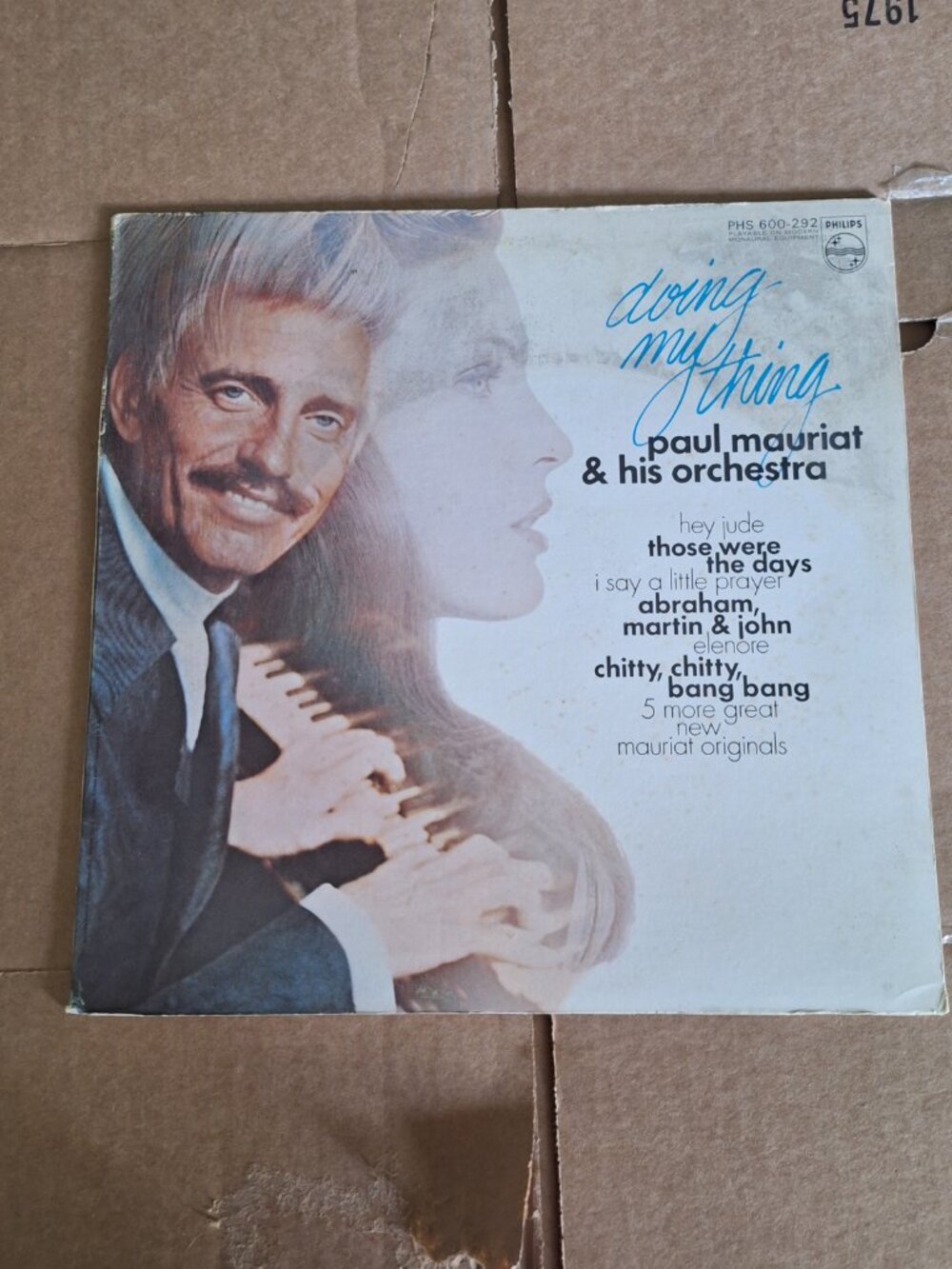 Paul mauriat and his orchestra doing my thing lp record